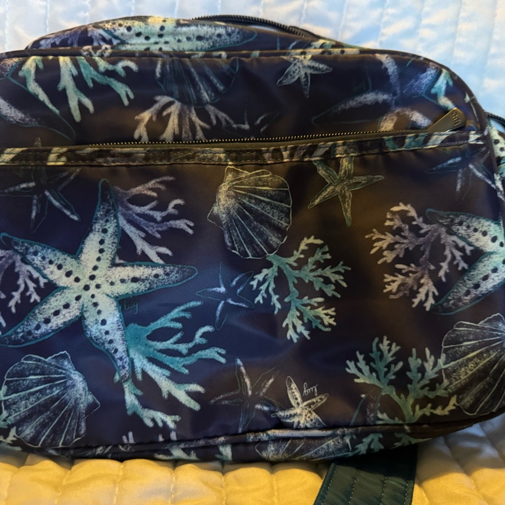 Lug Crossbody Bag in Blue and Green - Picture 7 of 7